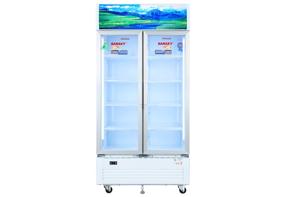 Tủ mát 2 cánh Sanaky 900 lít TM.VH1009HP Màu Trắng