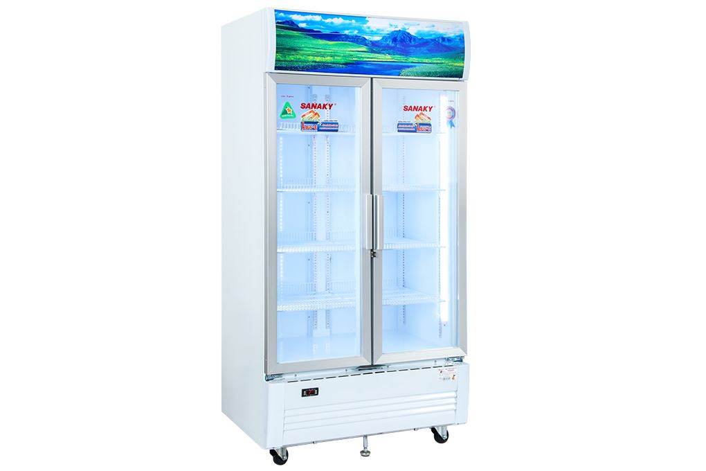 Tủ mát 2 cánh Sanaky 900 lít TM.VH1009HP Màu Trắng