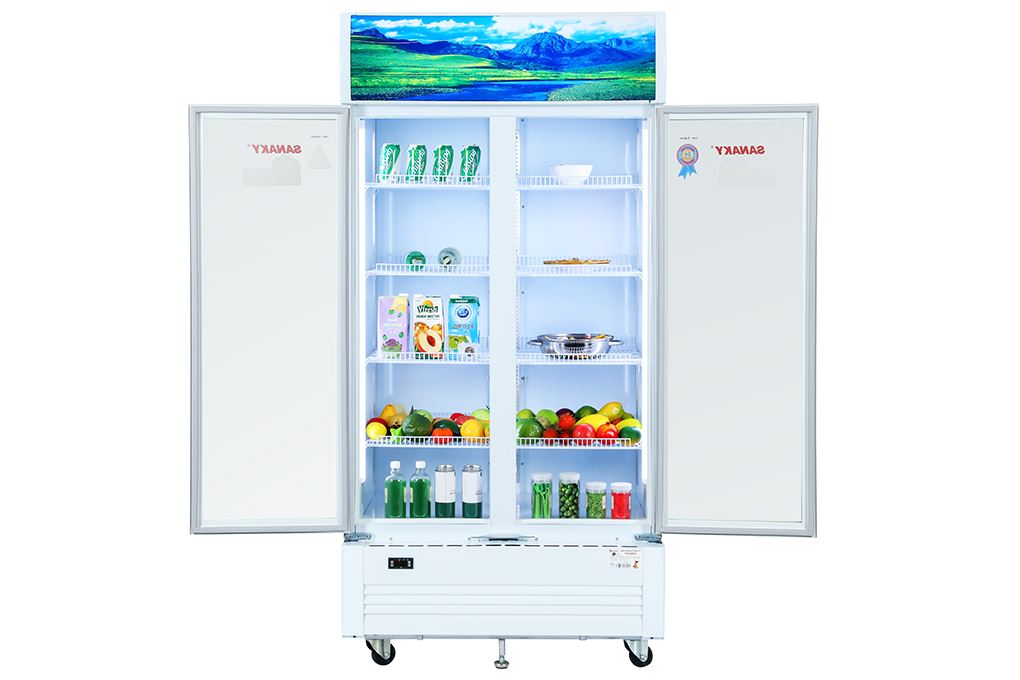 Tủ mát 2 cánh Sanaky 900 lít TM.VH1009HP Màu Trắng