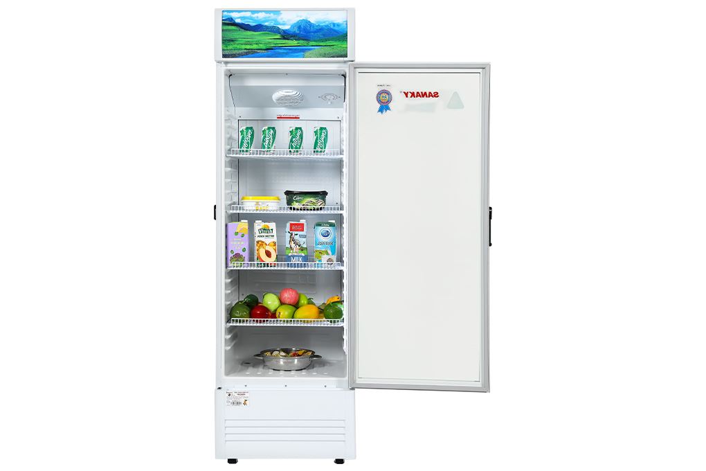 Tủ mát Sanaky Inverter 340 lít TM.VH408K3L Màu Trắng