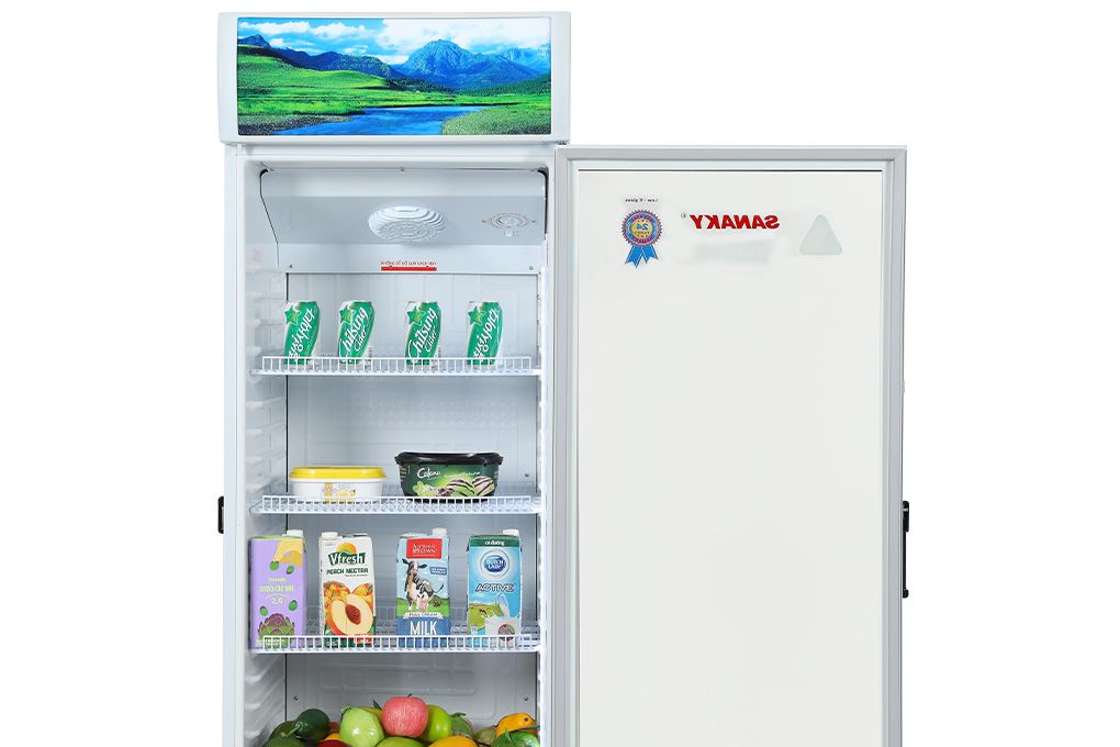 Tủ mát Sanaky Inverter 340 lít TM.VH408K3L Màu Trắng