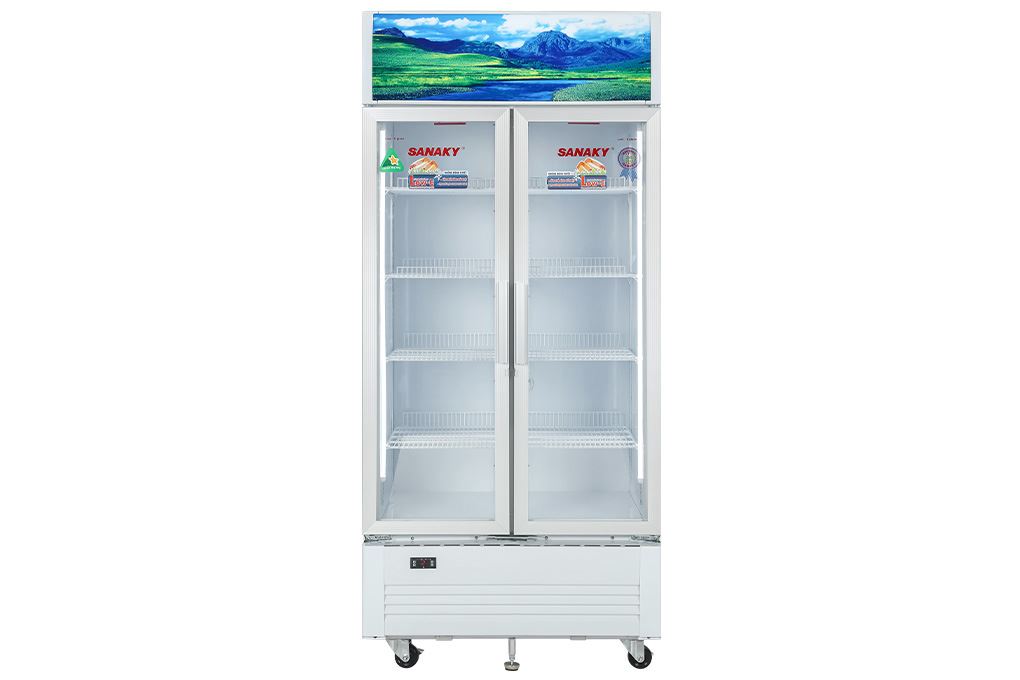 Tủ mát 2 cánh Sanaky 700 lít TM.VH8009HP Màu Trắng