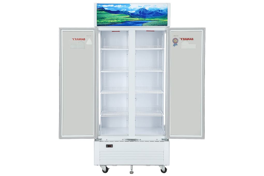 Tủ mát 2 cánh Sanaky 700 lít TM.VH8009HP Màu Trắng