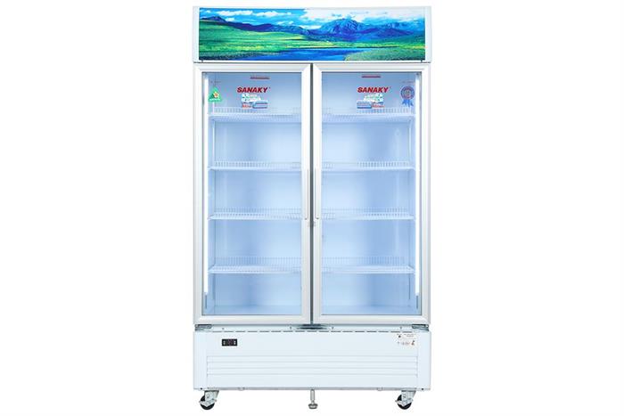 Tủ mát 2 cánh Sanaky Inverter 1100 lít TM.VH1209HP3 Màu Trắng