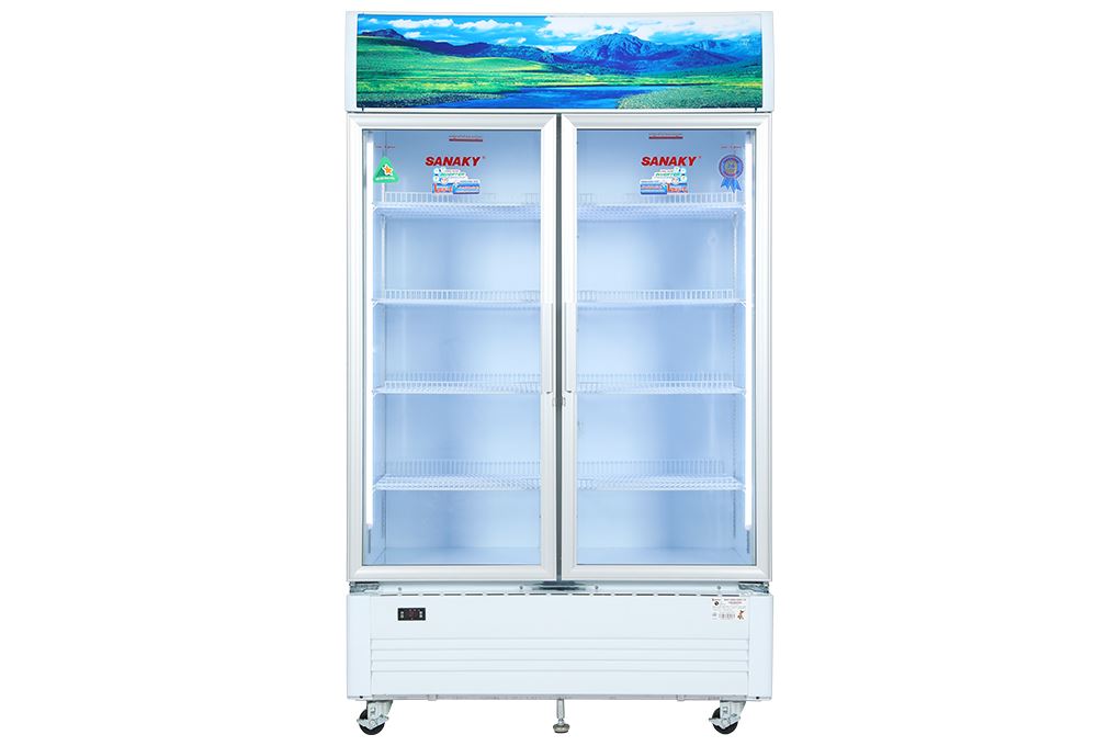 Tủ mát 2 cánh Sanaky Inverter 1100 lít TM.VH1209HP3 Màu Trắng