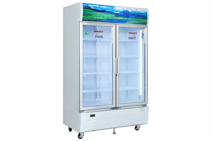 Tủ mát 2 cánh Sanaky Inverter 1100 lít TM.VH1209HP3 Màu Trắng
