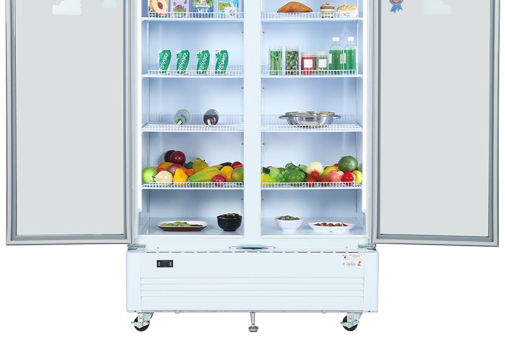 Tủ mát 2 cánh Sanaky Inverter 1100 lít TM.VH1209HP3 Màu Trắng