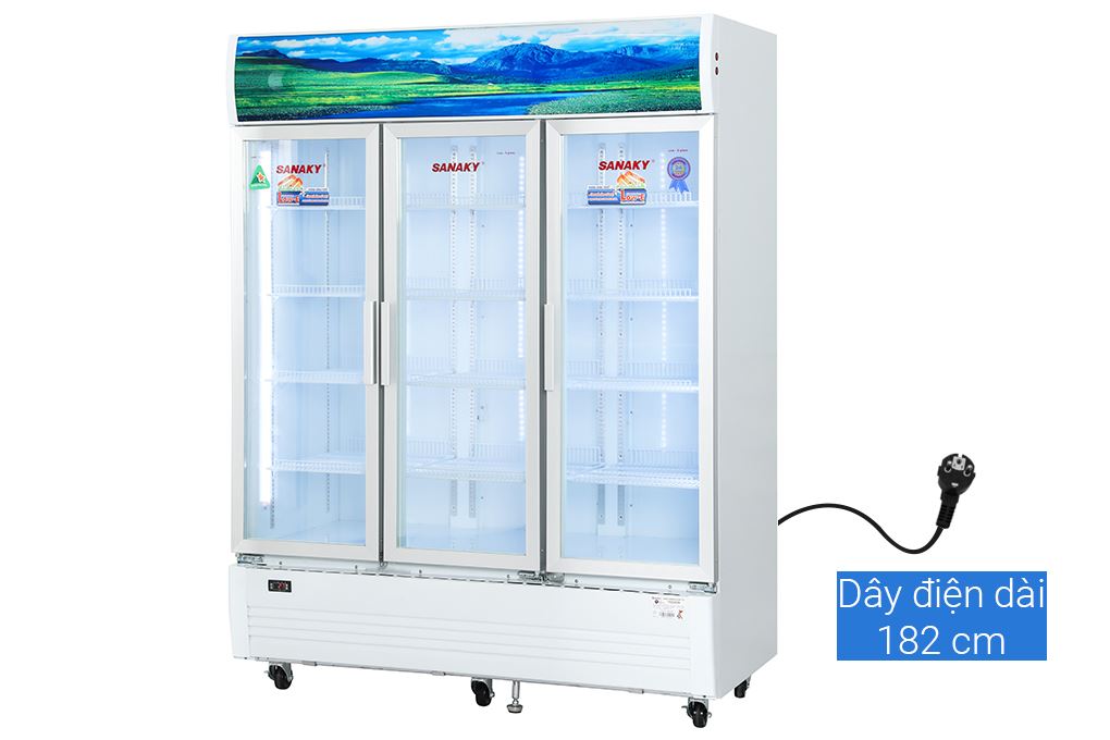 Tủ mát Sanaky 1400 lít TM.VH1520HP Màu Trắng