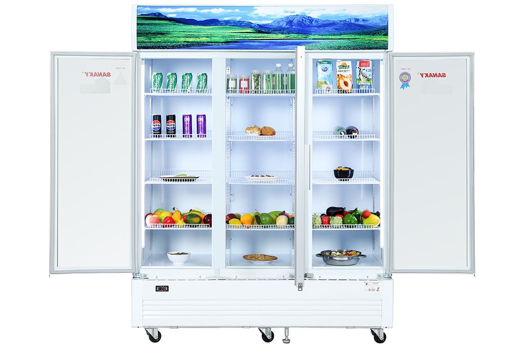 Tủ mát Sanaky 1400 lít TM.VH1520HP Màu Trắng