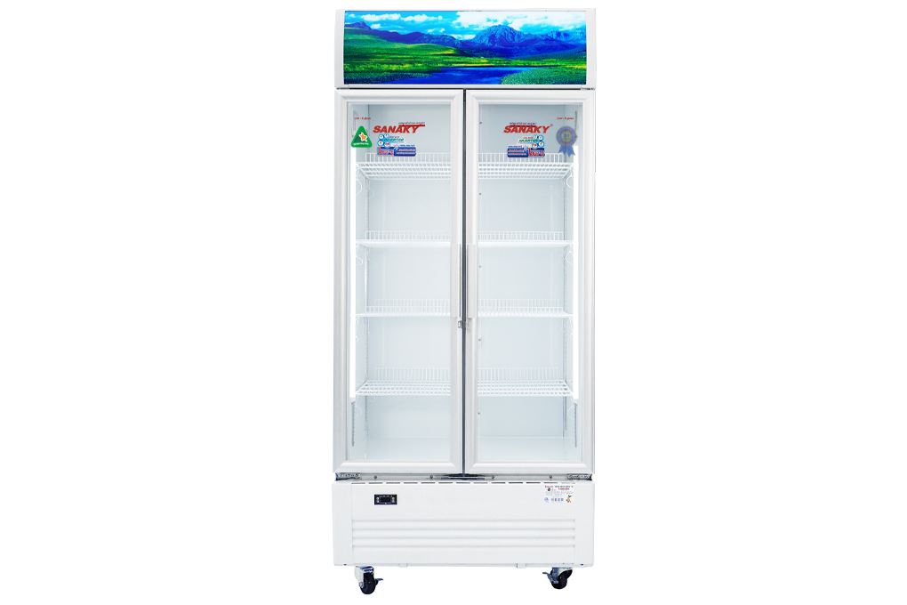 Tủ mát 2 cánh Sanaky Inverter 700 lít VH-8009HP3 Màu Trắng