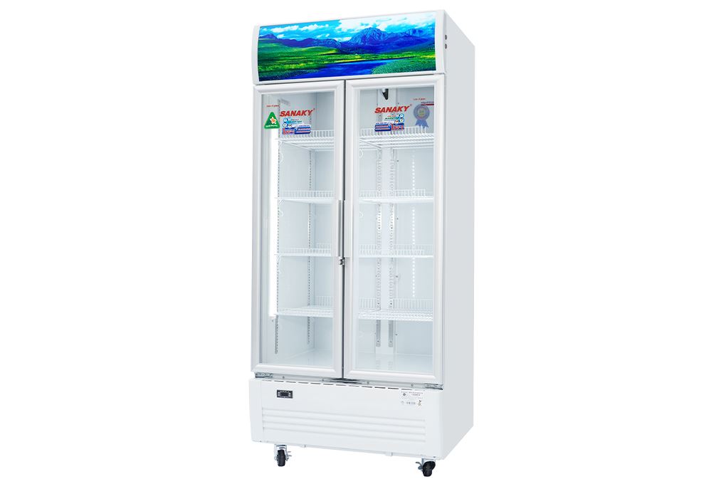 Tủ mát 2 cánh Sanaky Inverter 700 lít VH-8009HP3 Màu Trắng