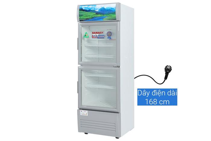 Tủ mát 2 cánh Sanaky 240 lít VH-308WL Màu Trắng