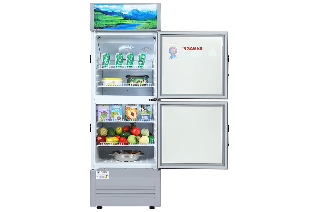 Tủ mát 2 cánh Sanaky 240 lít VH-308WL Màu Trắng
