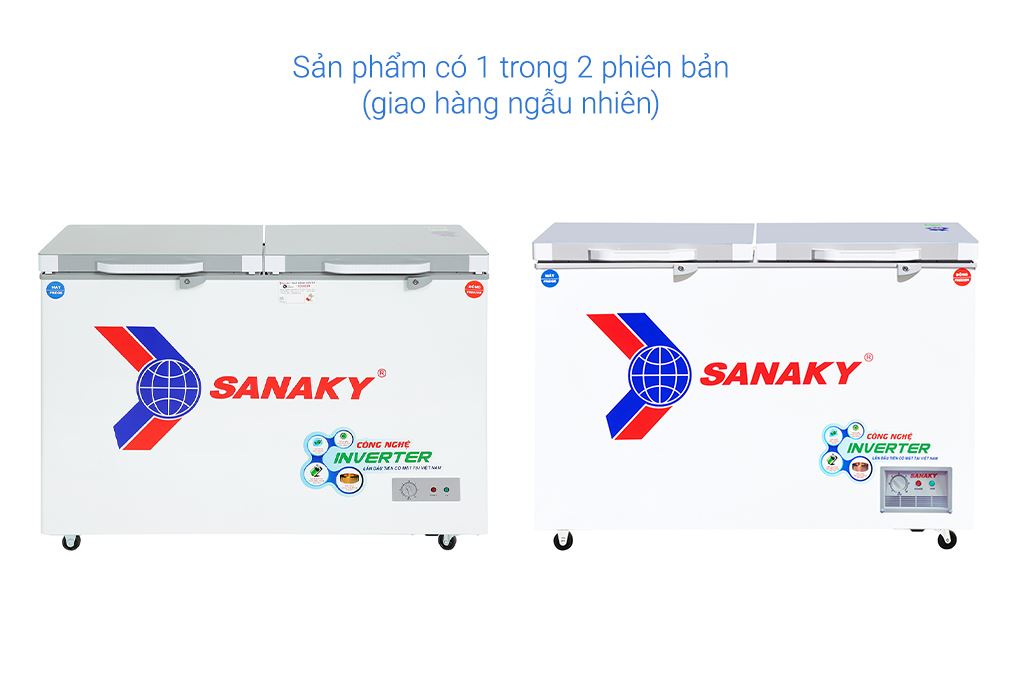 Tủ đông Sanaky Inverter 260 lít VH-3699W4K Màu Trắng