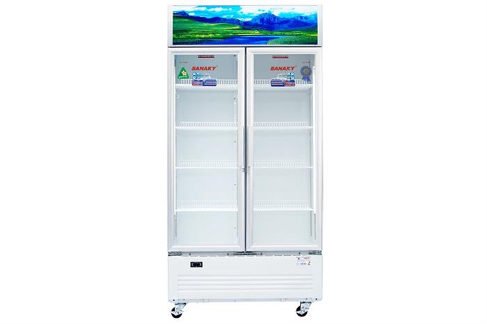 Tủ Mát Sanaky 900 lít Inverter VH-1009HP3 Màu Trắng