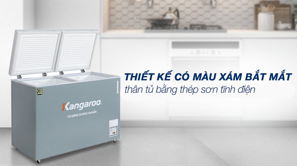 Tủ đông Kangaroo 252 lít KGFZ312NK2 - Thiết kế