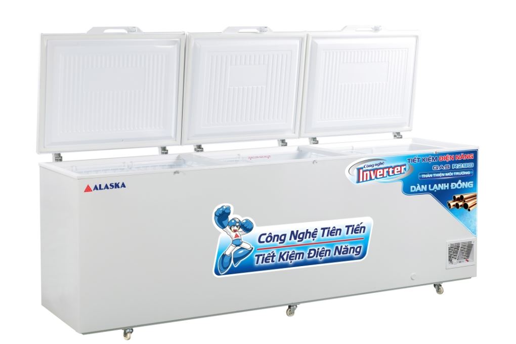 Tủ đông Alaska Inverter 742 lít HB-1100CI Màu Trắng