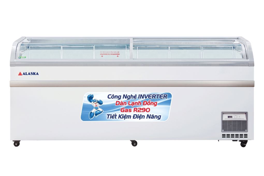 Tủ đông Alaska Inverter 550 lít KC-550CI Màu Trắng