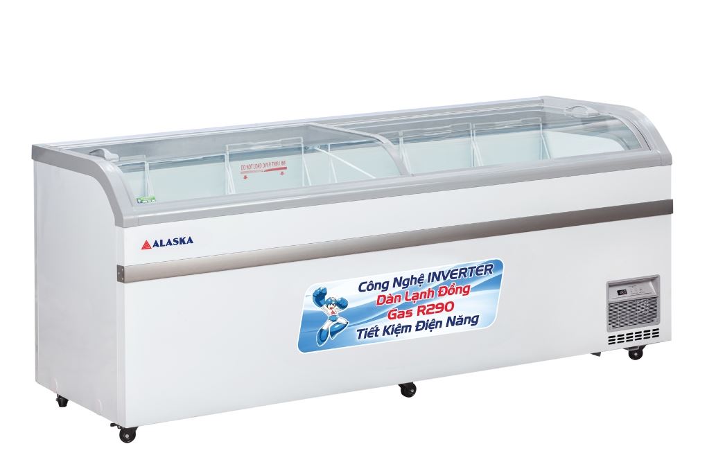 Tủ đông Alaska Inverter 550 lít KC-550CI Màu Trắng