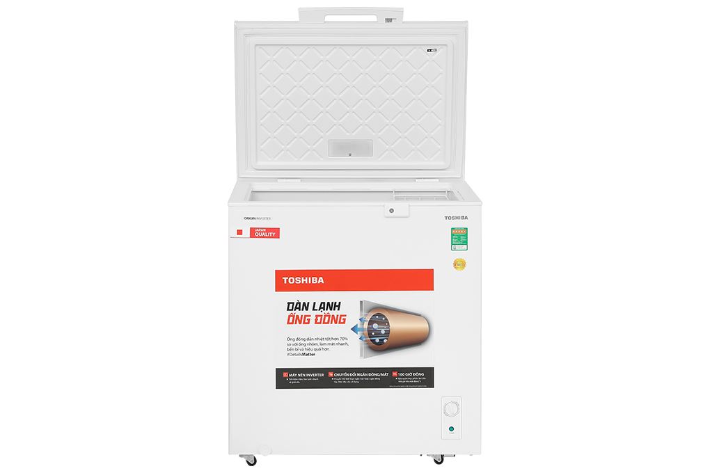 Tủ đông Toshiba Inverter 201 lít GR-RC265CM-PMV(01) Màu Trắng