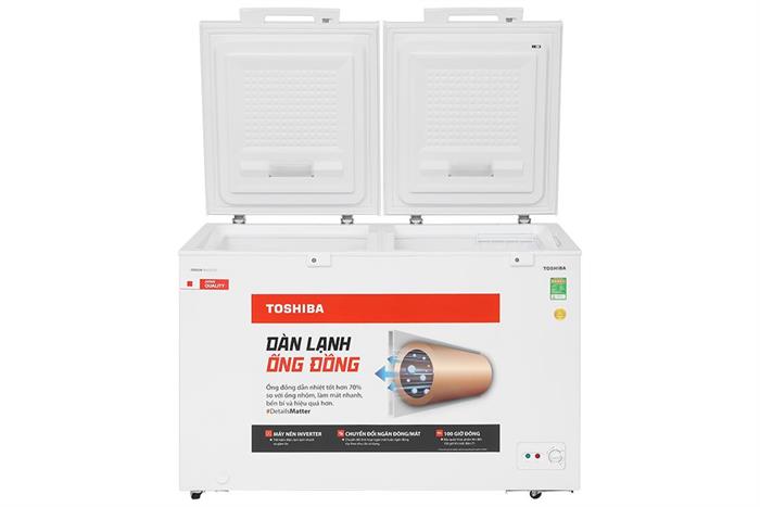 Tủ đông Toshiba Inverter 362 lít GR-RC470CM-PMV(01) Màu Trắng