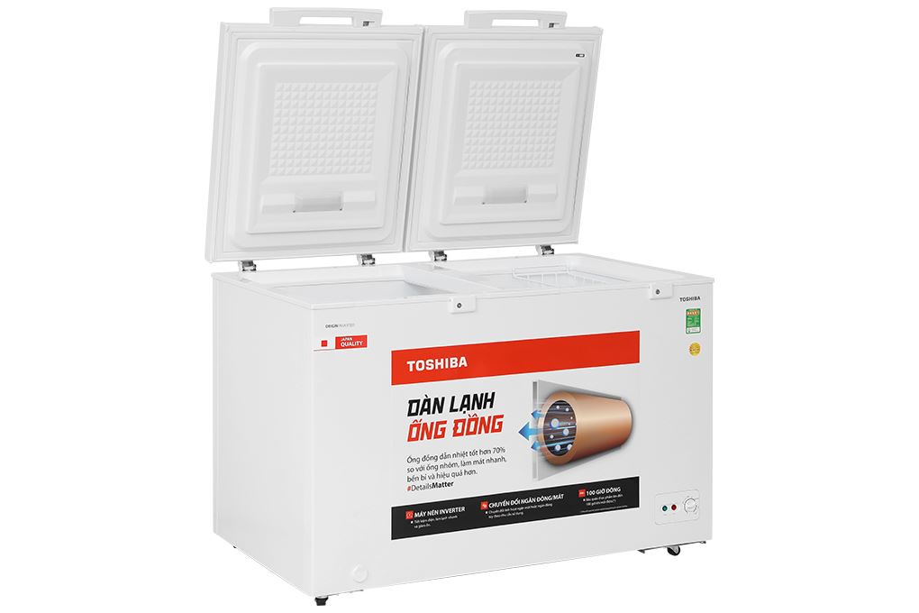 Tủ đông Toshiba Inverter 362 lít GR-RC470CM-PMV(01) Màu Trắng