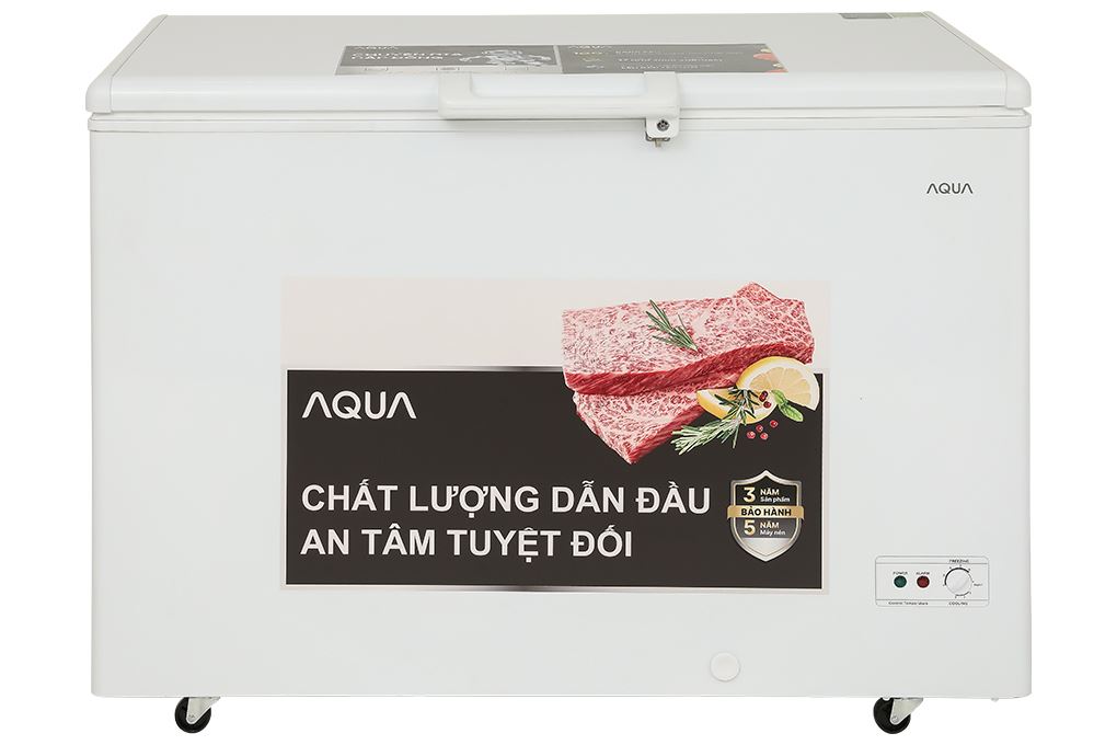 Tủ đông Aqua Inverter 379 lít AQF-C4801EN Màu Trắng