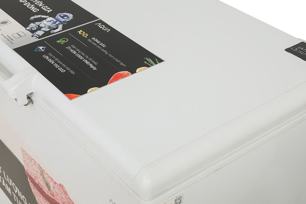 Tủ đông Aqua Inverter 379 lít AQF-C4801EN Màu Trắng