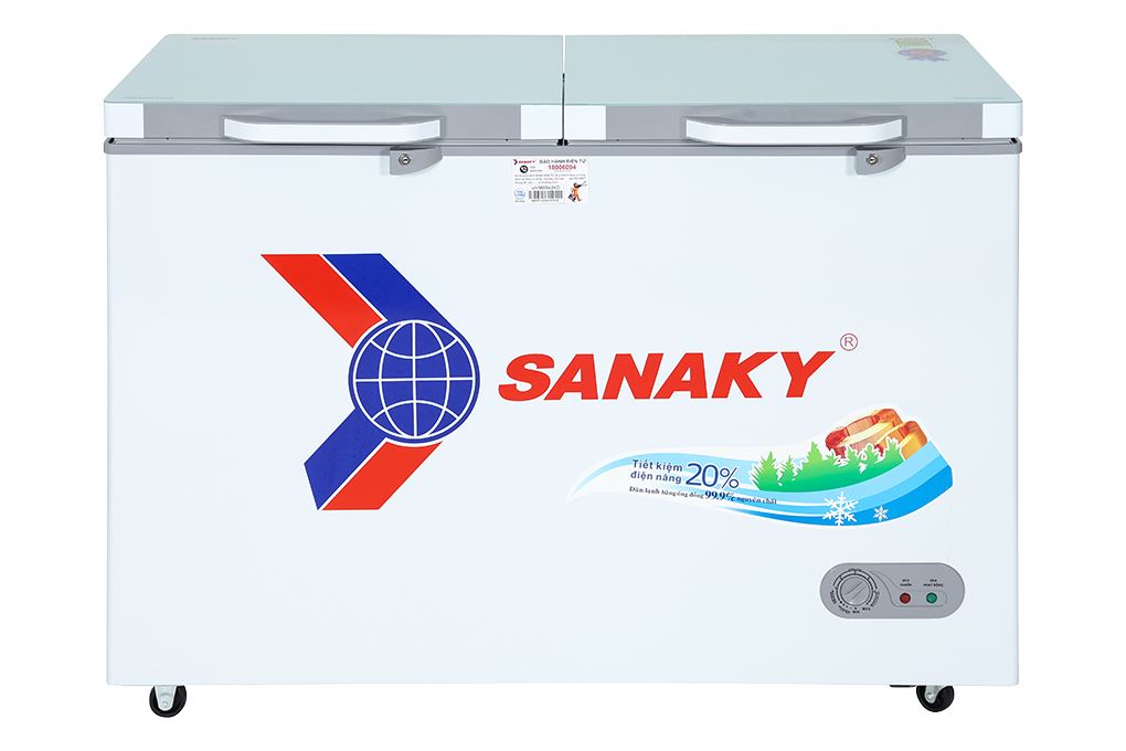 Tủ đông Sanaky 260 lít VH-3699W2KD Màu Trắng