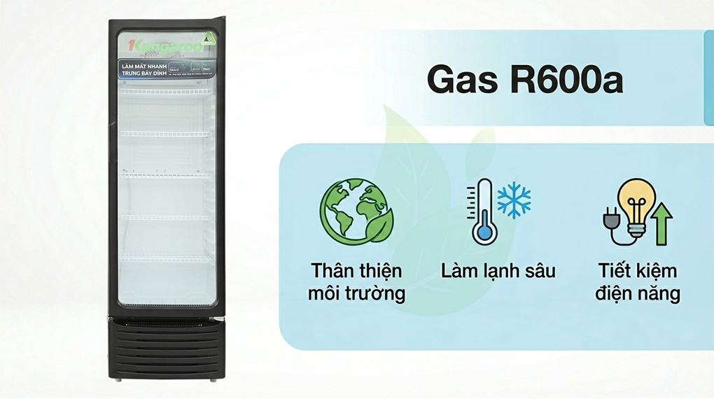 Tủ mát Kangaroo 250 lít KGSC250N1 - Dàn lạnh nhôm Tủ mát Kangaroo 250 lít KGSC250N1 - Dàn lạnh nhôm