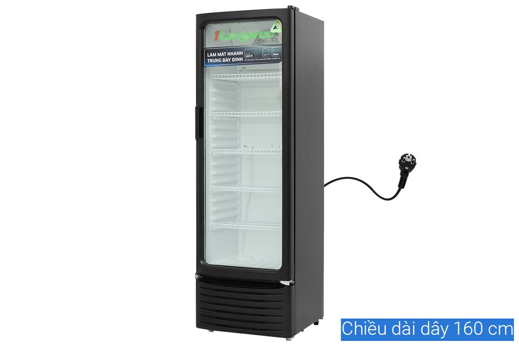 Tủ mát Kangaroo 250 lít KGSC250N1 Màu Đen