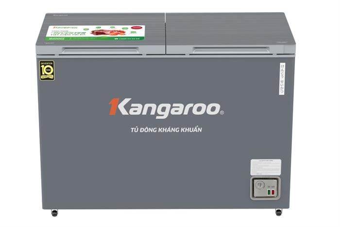 Tủ đông Kangaroo Inverter 268 lít KGFZA268IK2 Màu Xám đậm