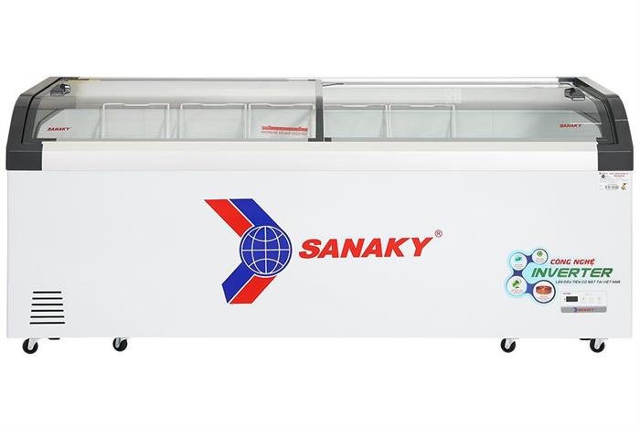 Tủ đông Sanaky Inverter 750 lít VH-1099K3A Màu Trắng