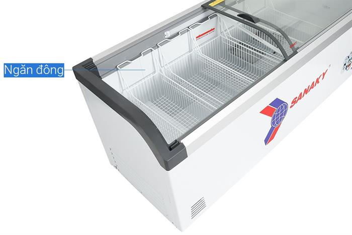 Tủ đông Sanaky Inverter 750 lít VH-1099K3A Màu Trắng