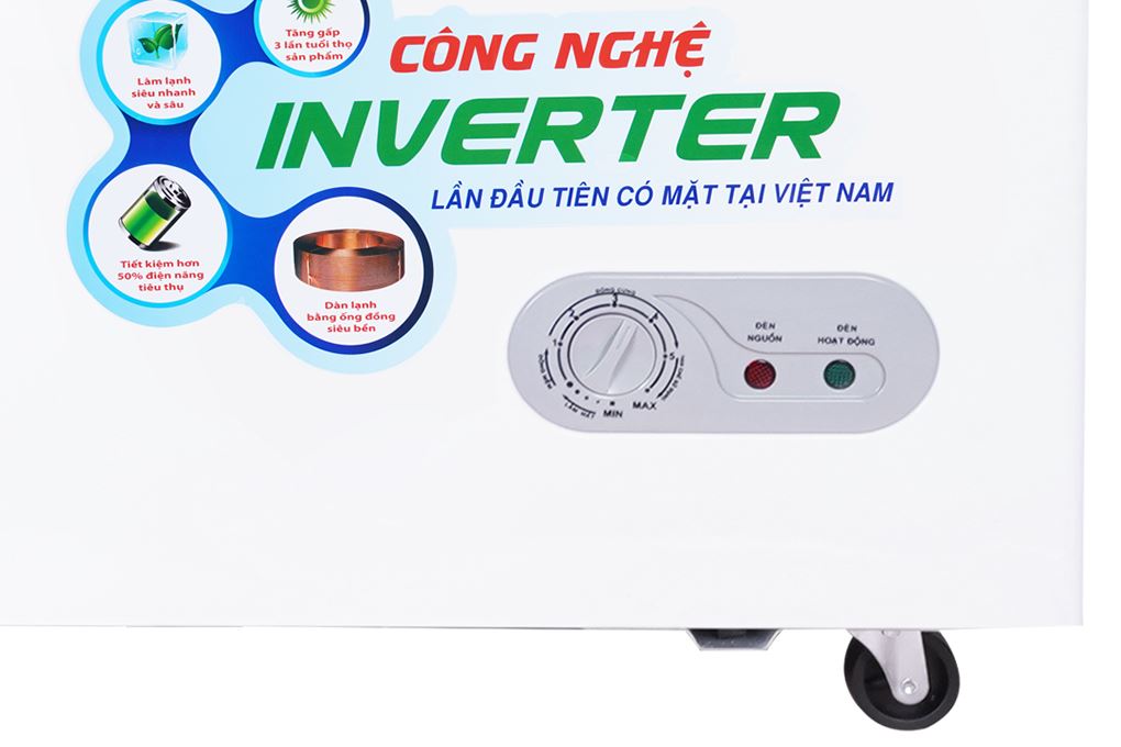 Tủ đông Sanaky Inverter 1143.5 lít VH-1399HY4K Màu Trắng