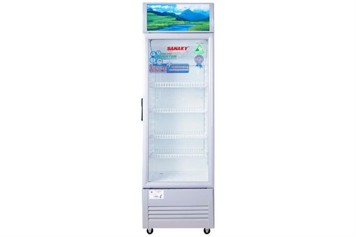 Tủ mát Sanaky Inverter 340 Lít VH-408KL Màu Trắng