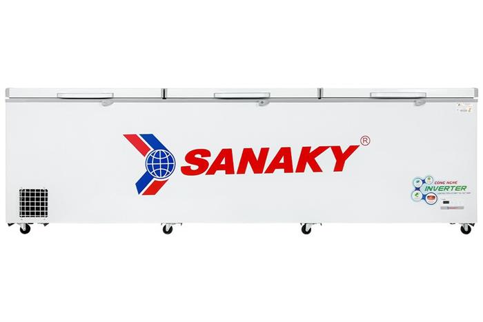 Tủ đông Sanaky Inverter 1500 lít VH-1799HY3 Màu Trắng