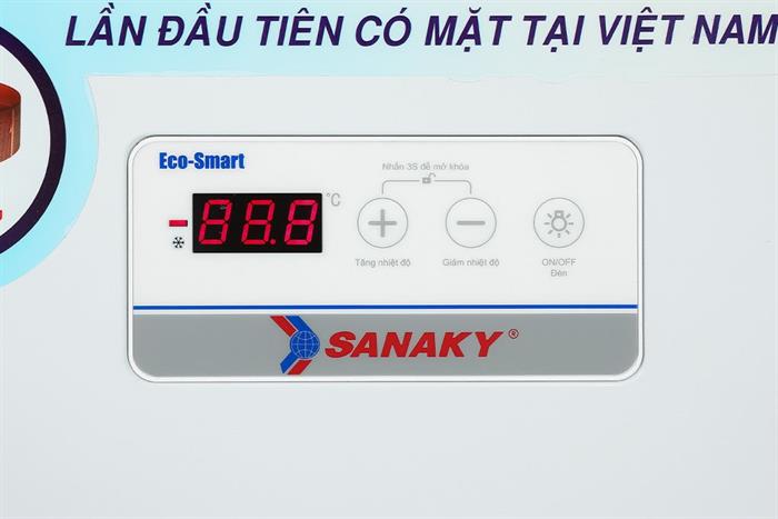 Tủ đông Sanaky Inverter 1500 lít VH-1799HY3 Màu Trắng