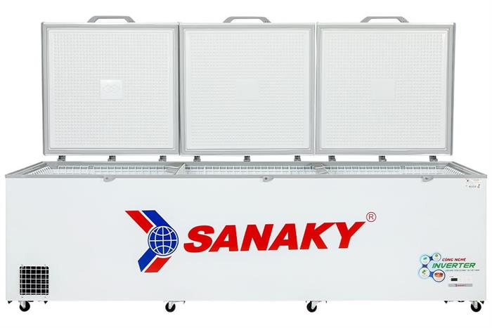 Tủ đông Sanaky Inverter 1500 lít VH-1799HY3 Màu Trắng