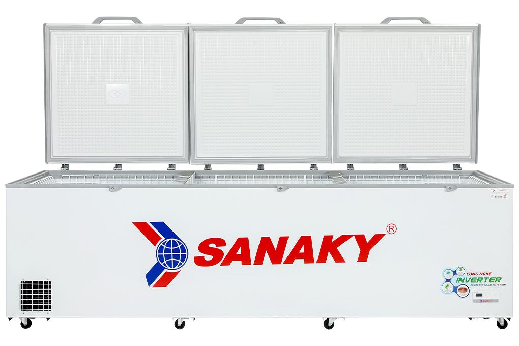 Tủ đông Sanaky Inverter 1500 lít VH-1799HY3 Màu Trắng