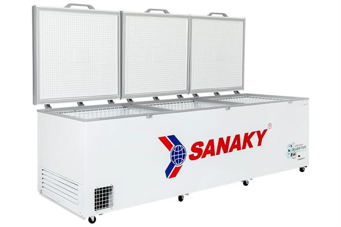 Tủ đông Sanaky Inverter 1500 lít VH-1799HY3 Màu Trắng