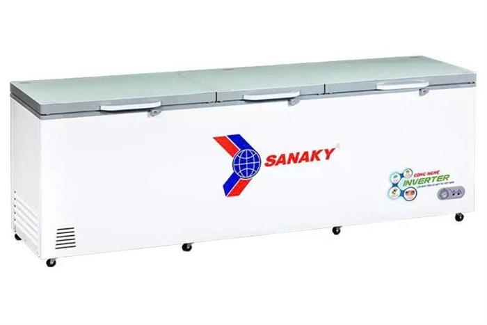 Tủ đông Sanaky Inverter 900 lít VH-1199HY4K Màu Trắng