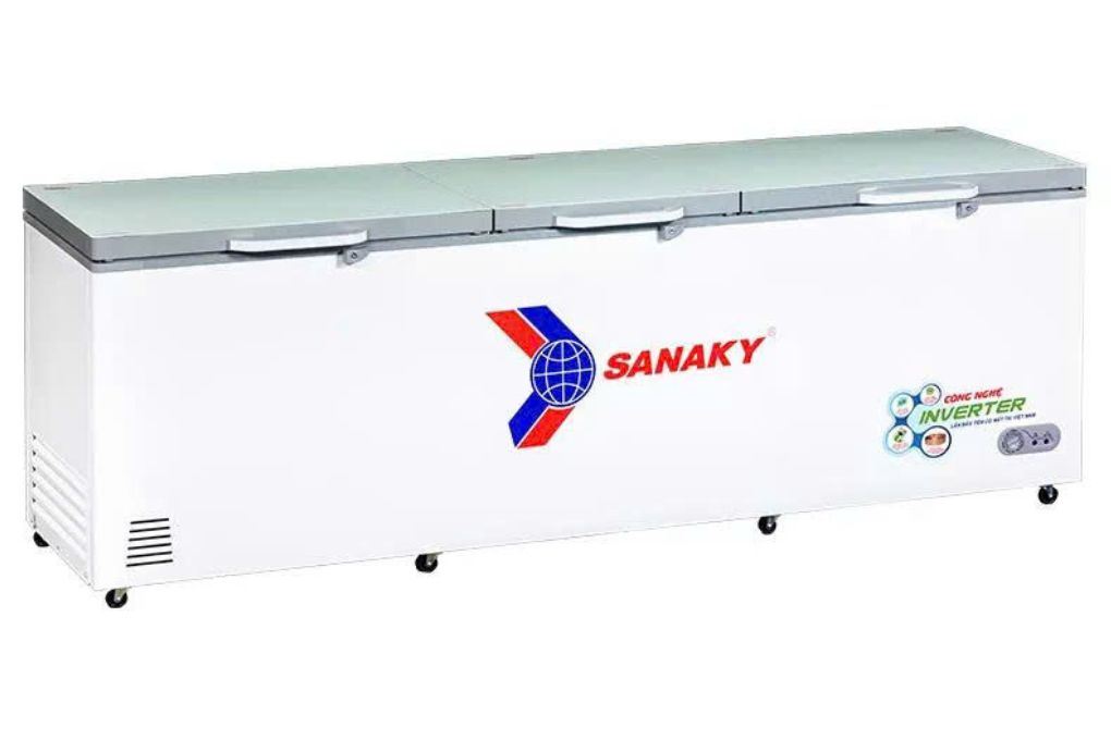 Tủ đông Sanaky Inverter 900 lít VH-1199HY4K Màu Trắng