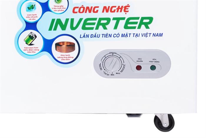 Tủ đông Sanaky Inverter 900 lít VH-1199HY4K Màu Trắng