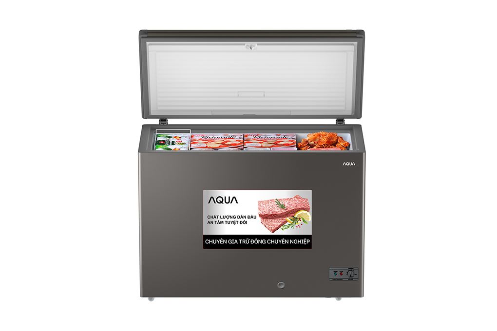 Tủ đông Aqua Inverter 307 lít AQF-C4101EN Màu Đen