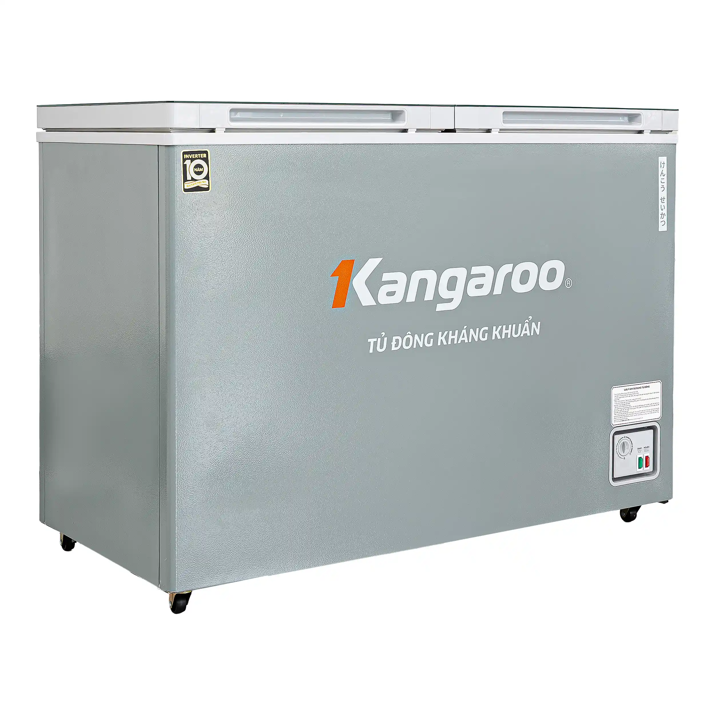 Tủ đông Kangaroo Inverter 286 lít KGFZC286IK1 Màu Ghi