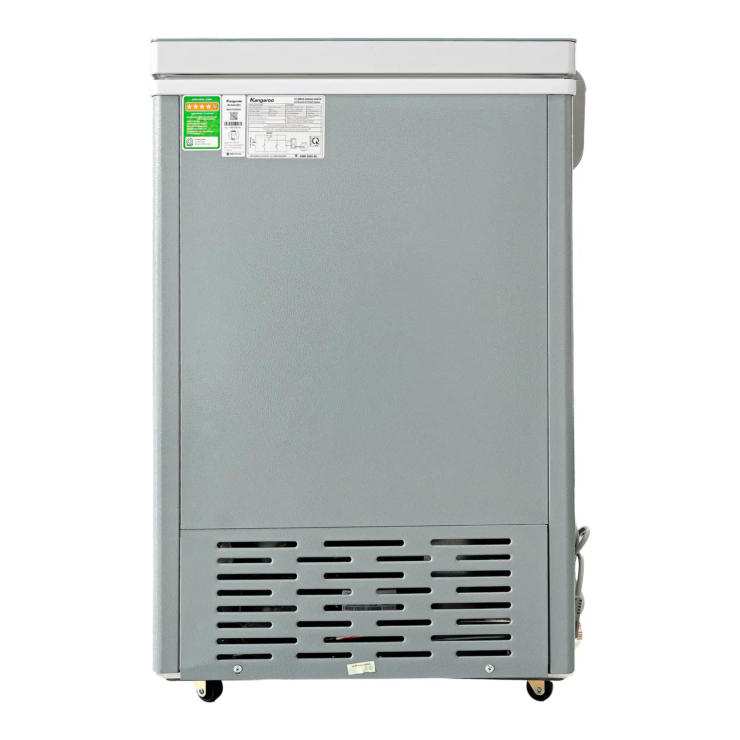 Tủ đông Kangaroo Inverter 286 lít KGFZC286IK1 Màu Ghi