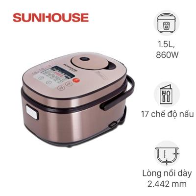 Nồi cơm điện tử Sunhouse Mama 1.5 lít SHD8915