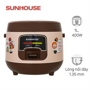 Nồi cơm nắp gài Sunhouse 1 lít SHD8208C