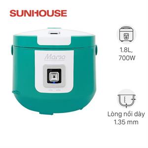 Nồi cơm nắp gài Sunhouse 1.8 lít SHD8658G